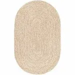 nuLOOM Wynn Braided Indoor/Outdoor Accent Rug, 2x3, Ivory