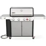 Weber - Genesis S-435 Propane Gas Grill - Stainless Steel