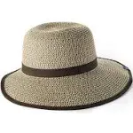 Lands' End Women's Facesaver Sun Hat, Size: One size, Brown