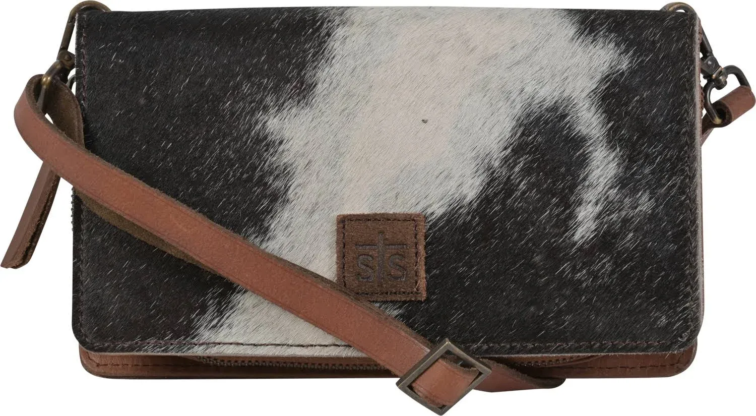 STS RANCHWEAR COWHIDE EVIE ORGANIZER - LADIES PURSES  - STS31376