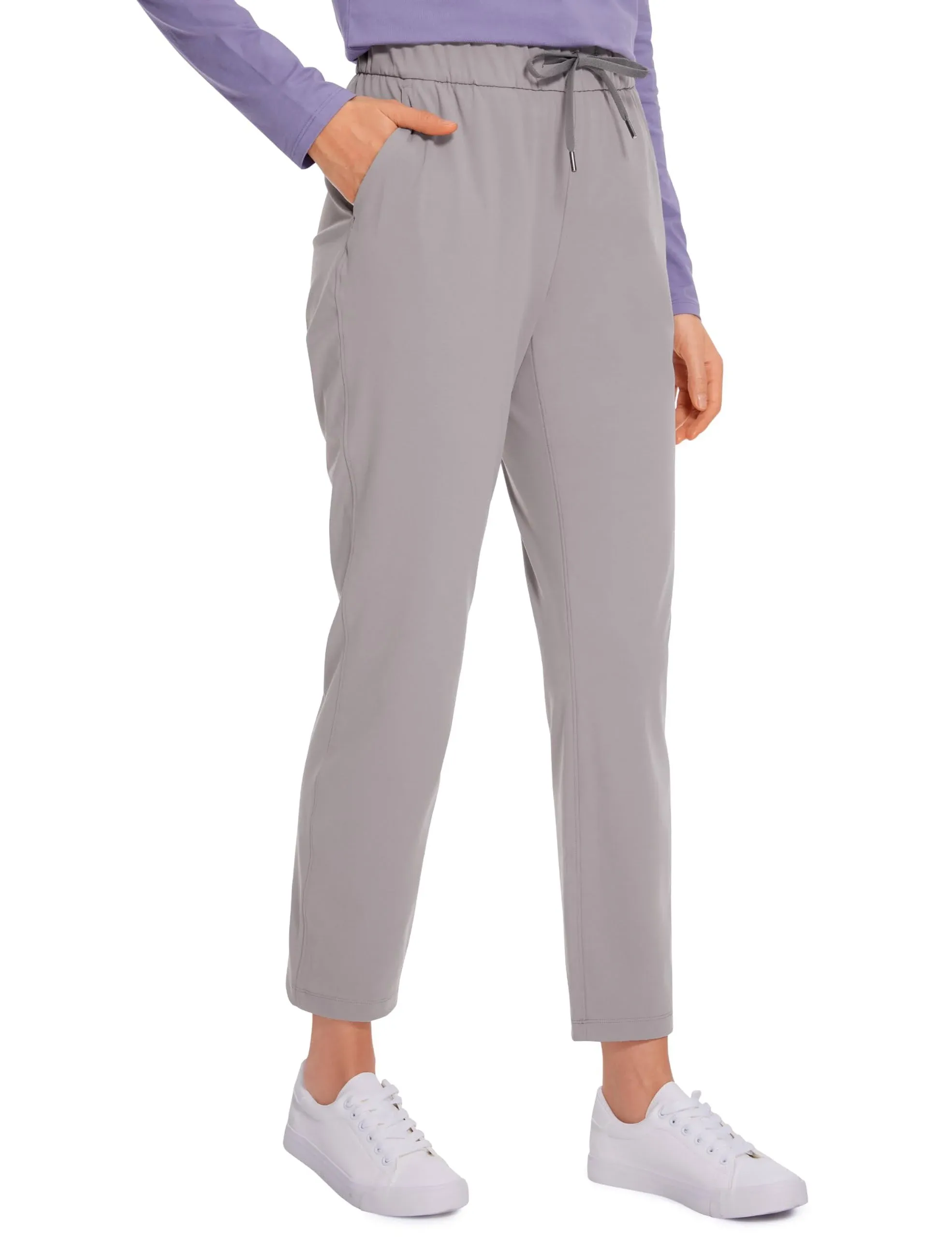 CRZ Yoga Pants & Jumpsuits | CRZ Yoga Casual Travel Athletic Pants 8/10 | Color: Silver | Size: 8/10 | Pennies4posh's Closet