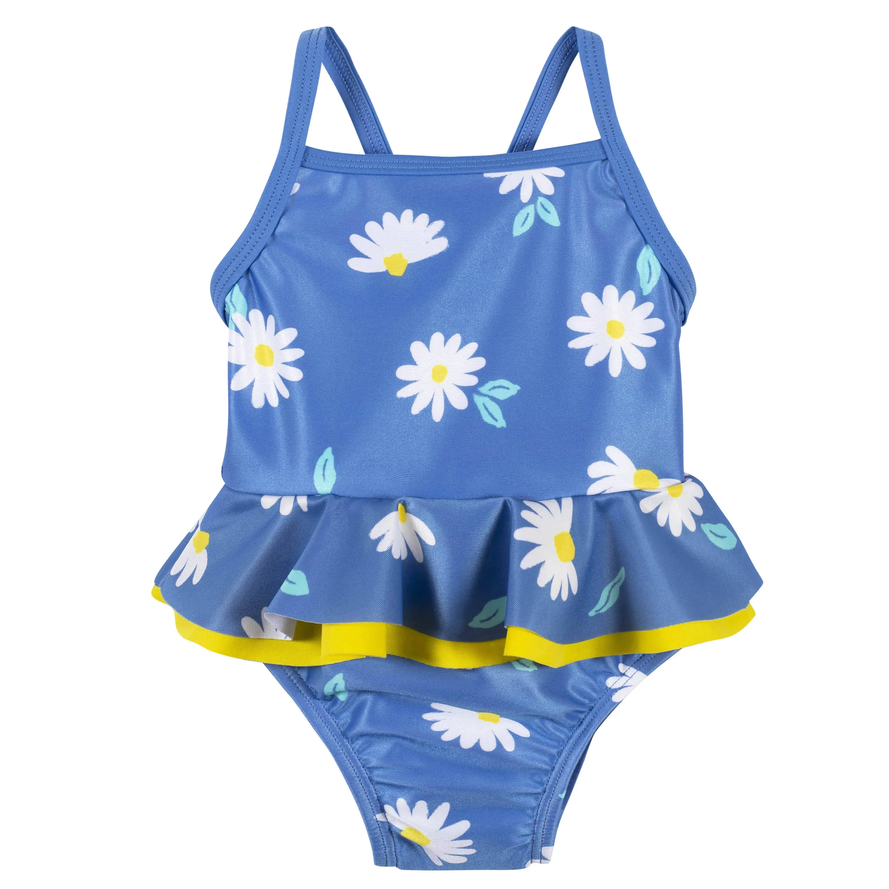 Gerber Baby & Toddler Girls UPF 50+ Darling Daisy One-Piece Swimsuit