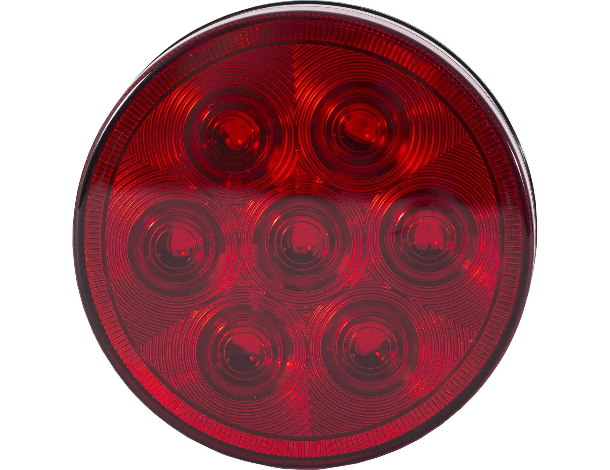 Buyers Products 5624156 4" 7 LED Red Round Stop/Turn/Tail Light