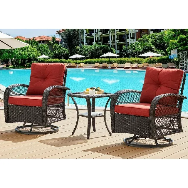 3 Pieces Patio Furniture Set