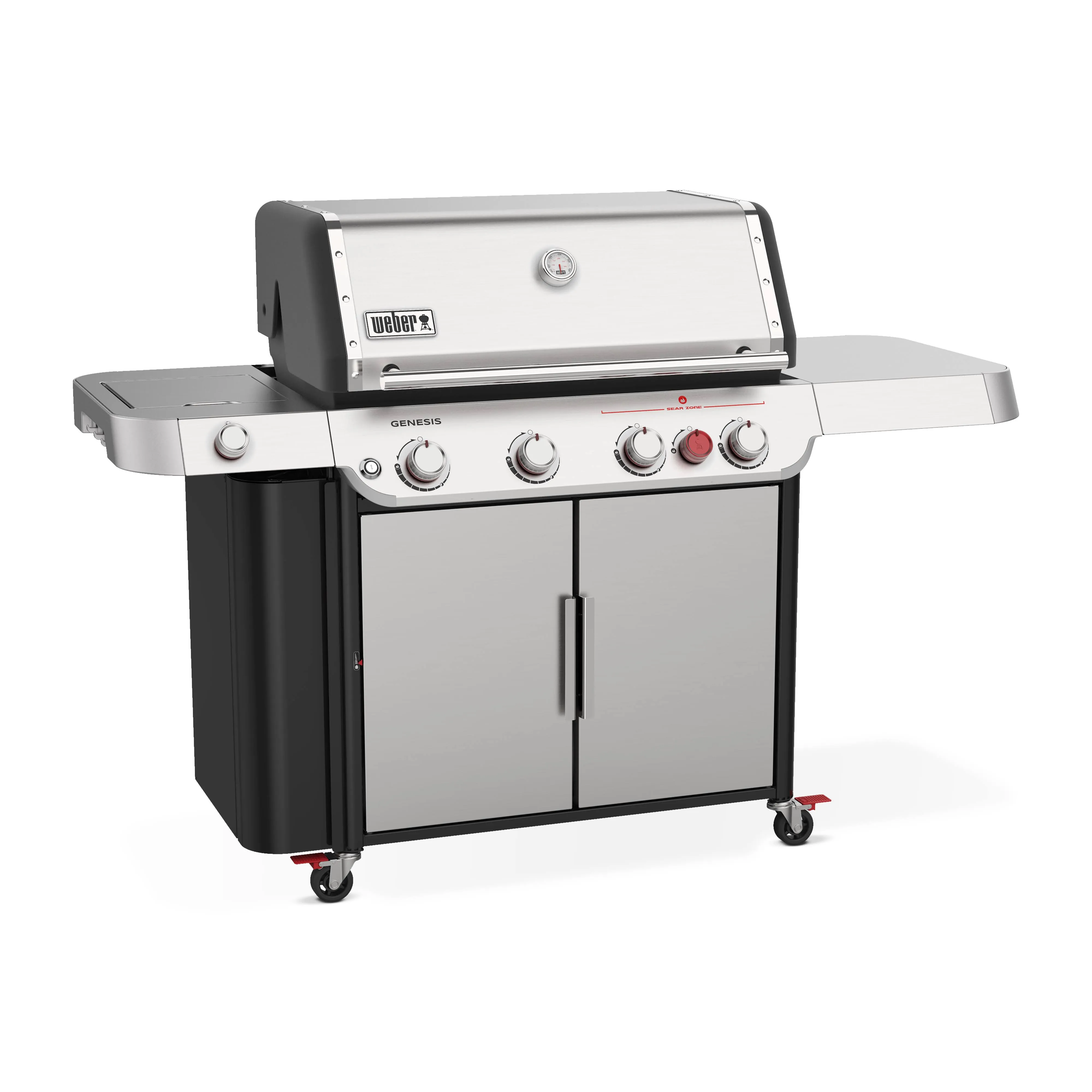 Weber - Genesis S-435 Propane Gas Grill - Stainless Steel