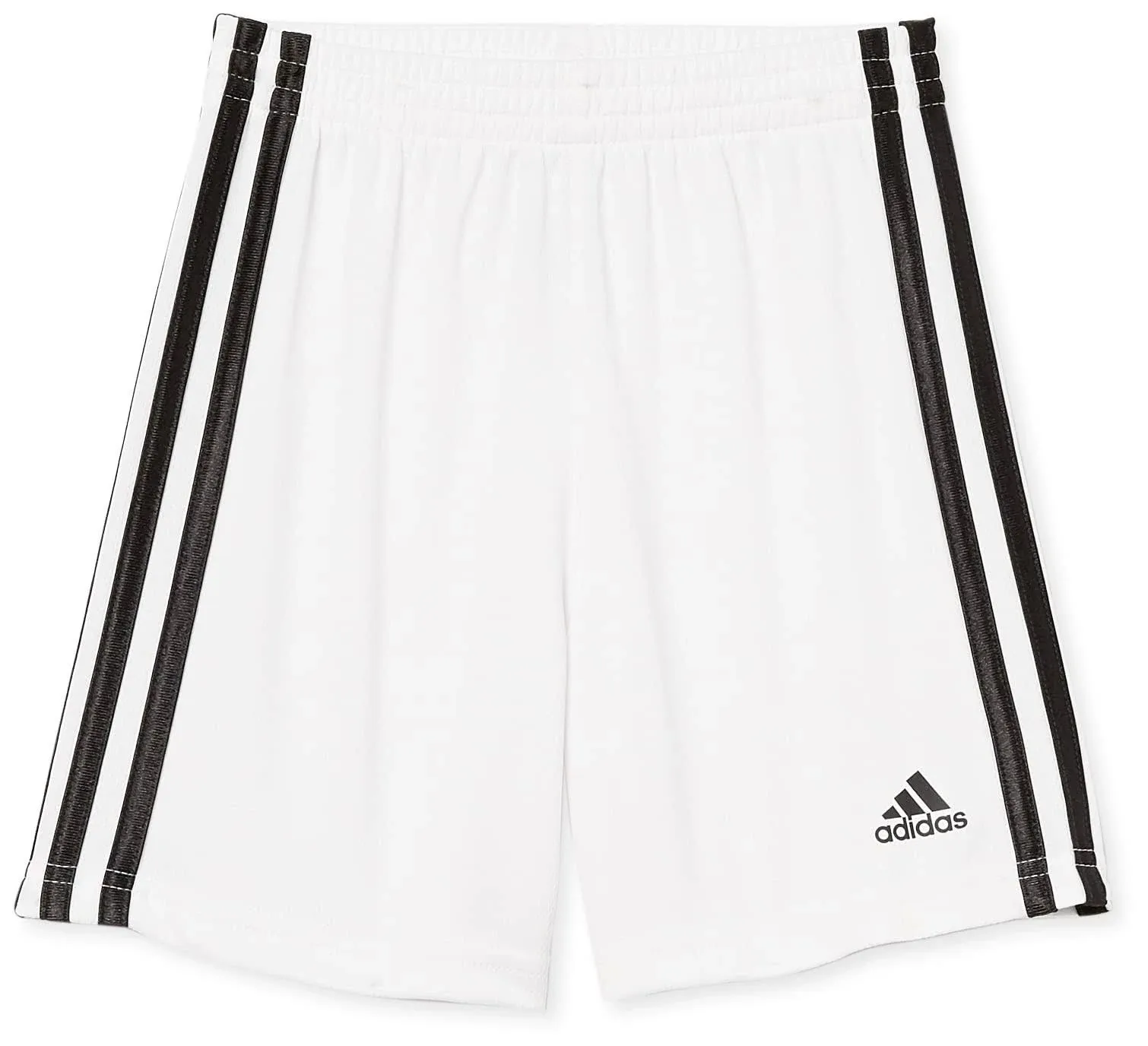 Adidas Boys' Classic 3-Stripe Shorts - White