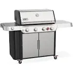 Weber NEW GENESIS S-435 Propane Gas Grill with Sear Burner & Side Burner - Stainless Steel - 36400001 Weber NEW GENESIS S-435 Propane Gas Grill with Sear Burner & Side Burner - Stainless Steel - 36400001