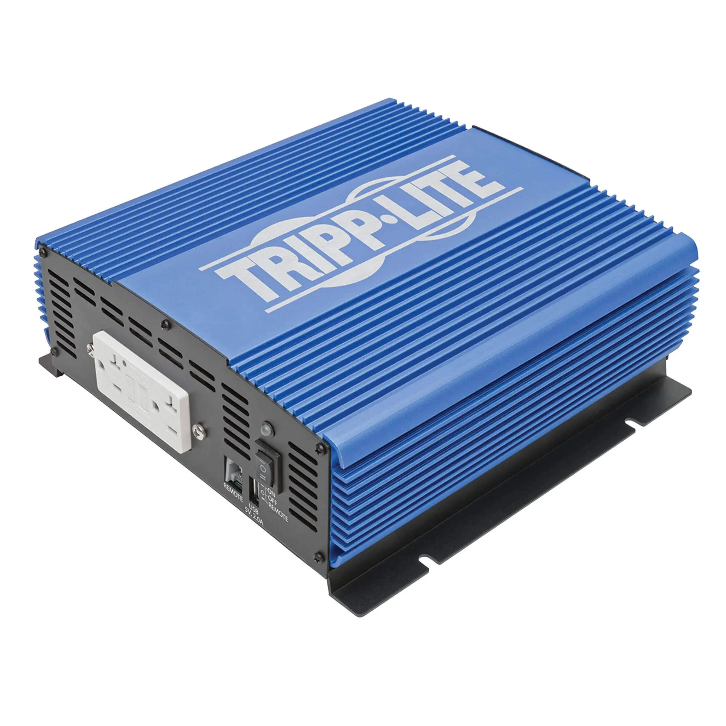 Tripp Lite 2000W Compact Power Inverter Mobile Portable 2 Outlet 1 USB