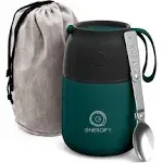 Portable 500ml Thermos Lunch Container for Hot &amp; Cold Meals - Leak-Proof