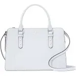 New Kate Spade Lise Mulberry Street Satchel Pebble Leather Taro Milk