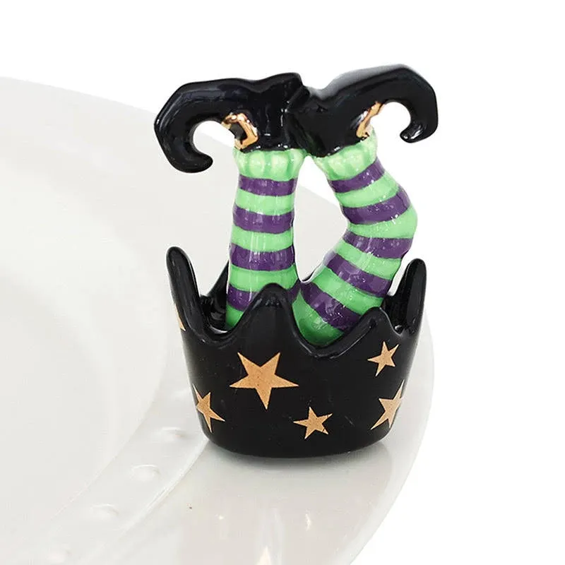 Nora Fleming Whats Up Witches? Witch Feet Mini