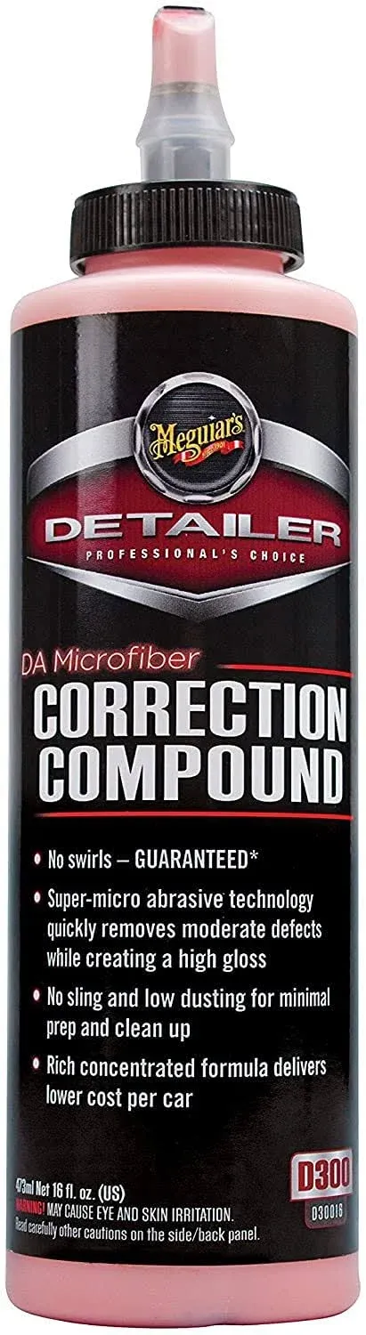 Meguiar's D30016 Da Microfiber Correction Compound - 16 oz.