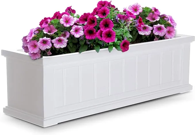 Mayne - Cape Cod 3' Window Box - White