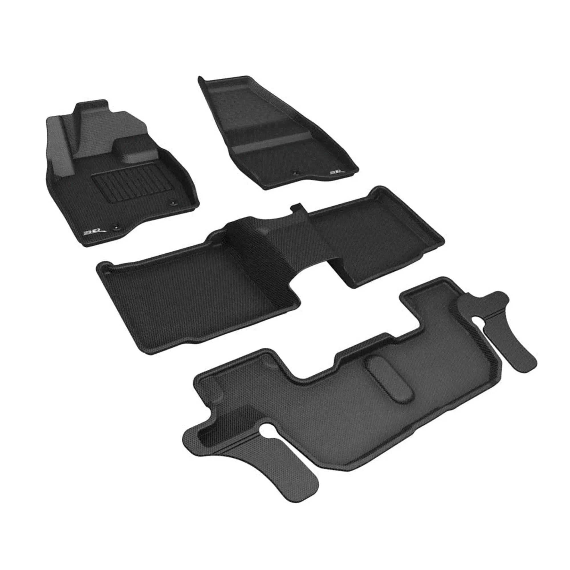 3D MAXpider Series Custom Floor Mat Liner Set for 2016-2021 Mazda CX-9s (Used)