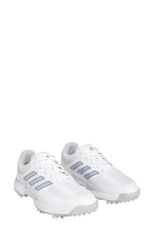 Adidas Women's Tech Response 3.0 Golf Shoes - White Silver Blue Fusion / 10 / Medium