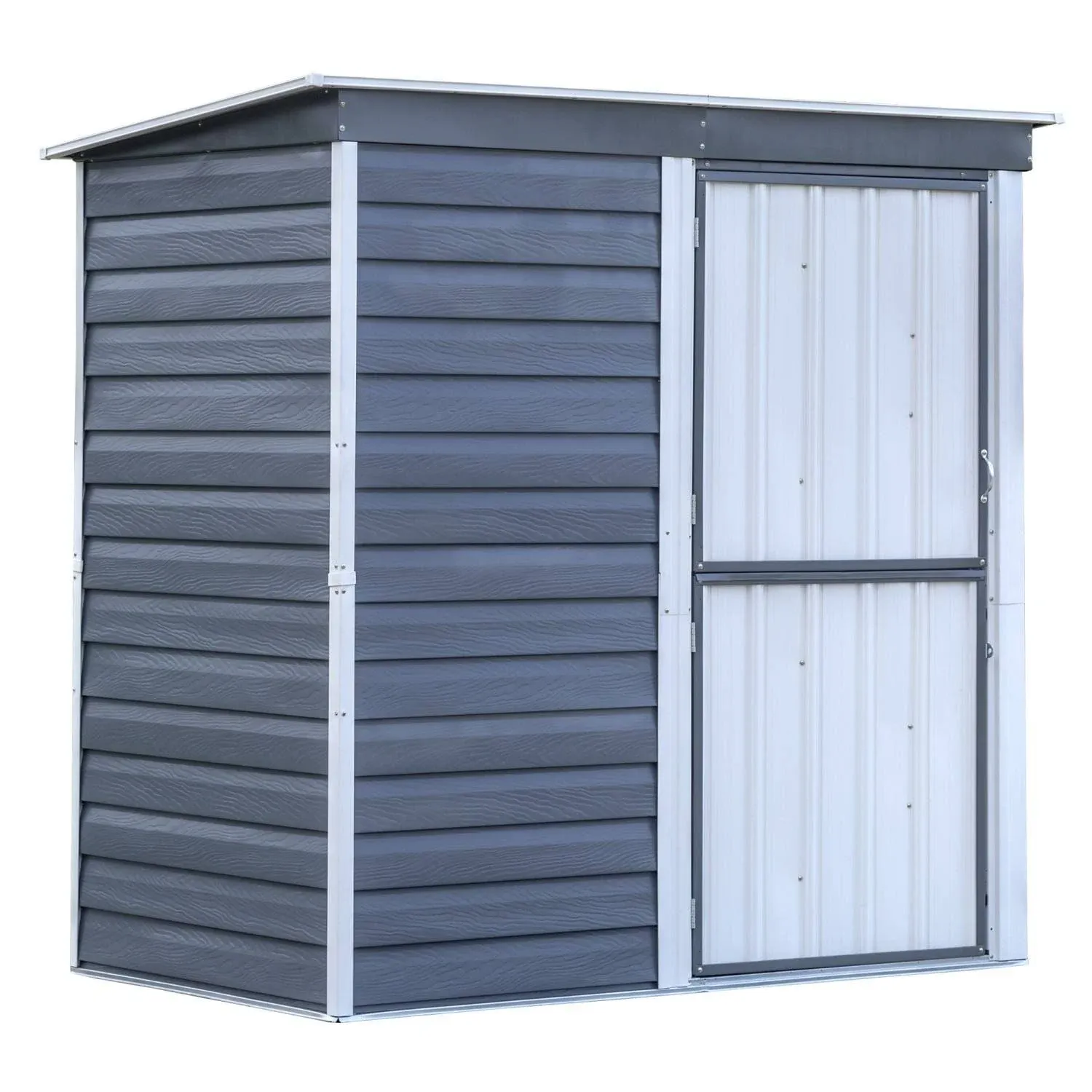 Arrow Shed-in-a-Box Galvanized Steel Storage Shed - 6' x 4'