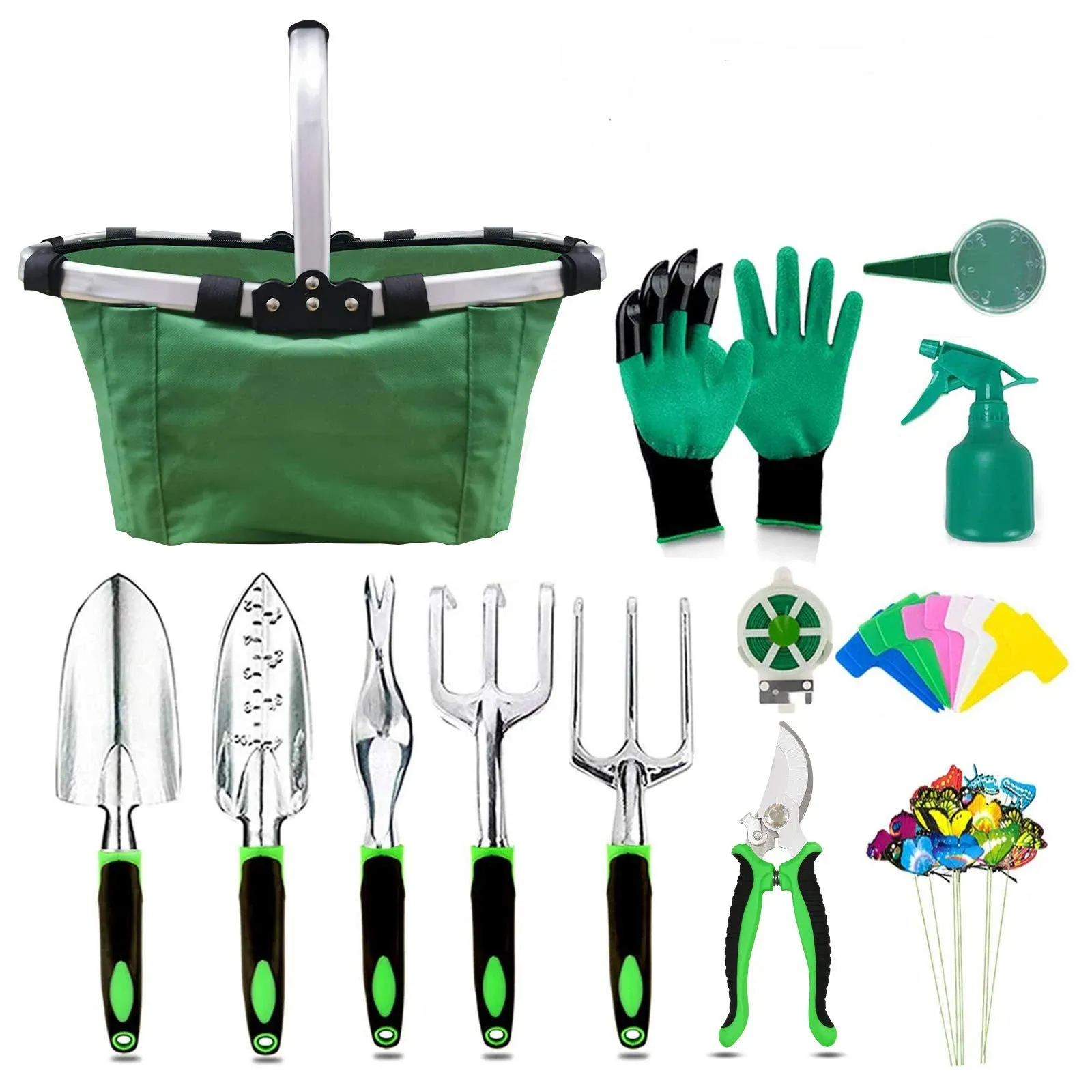 BESTHLS 40 Piece Garden Tool Set, Gardening Tools for Women Men