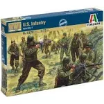 Italeri #6120 WWII U.S. Infantry 48 figure 1/72 Scale