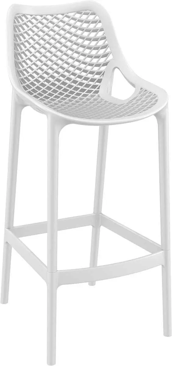 Siesta Air Bar Stool, White, Set of 2