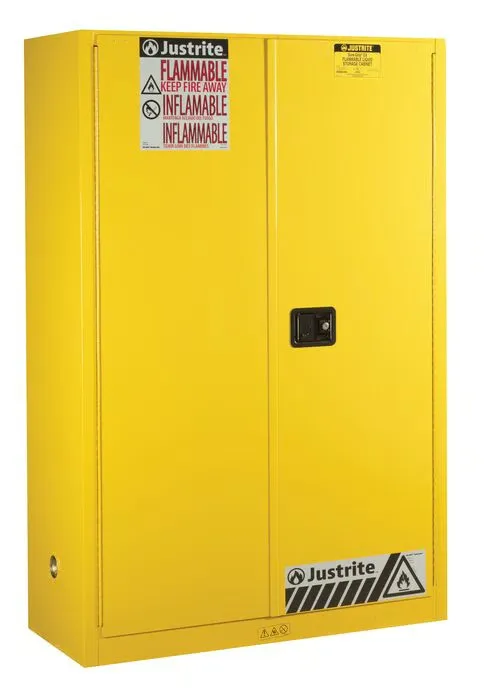 Justrite 894520 Safety Cabinet, 45 gal, Yellow