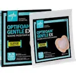 Optifoam Gentle EX Sacrum Foam Dressing, 9" x 9", Each