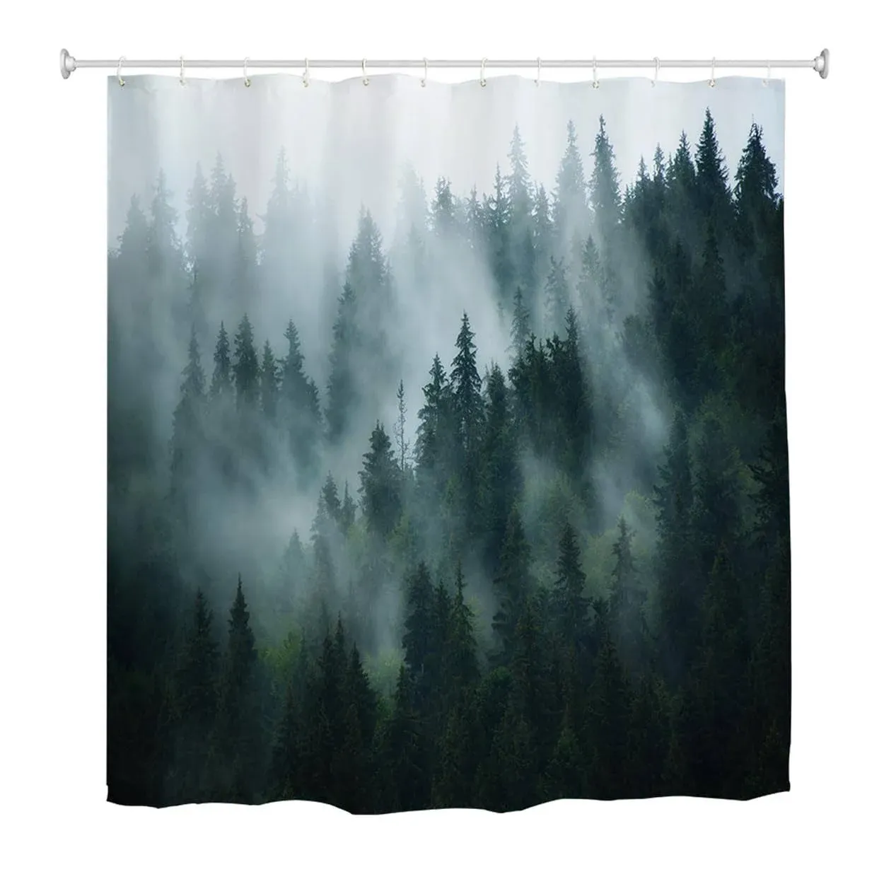 Mimihome Forest Shower Curtain Set