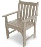 POLYWOOD Vineyard Garden Arm Chair - Mahogany