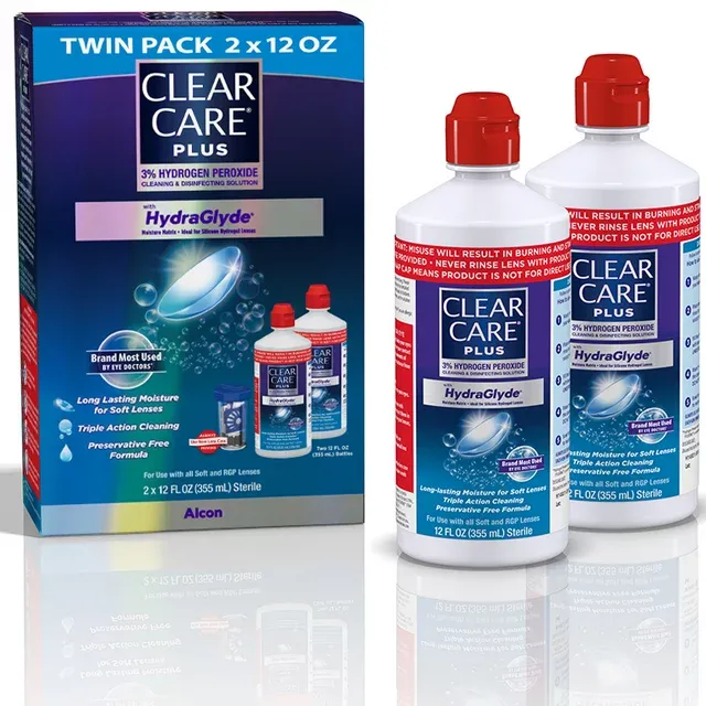 Clear Care Plus Cleaning Disinfecting Solution