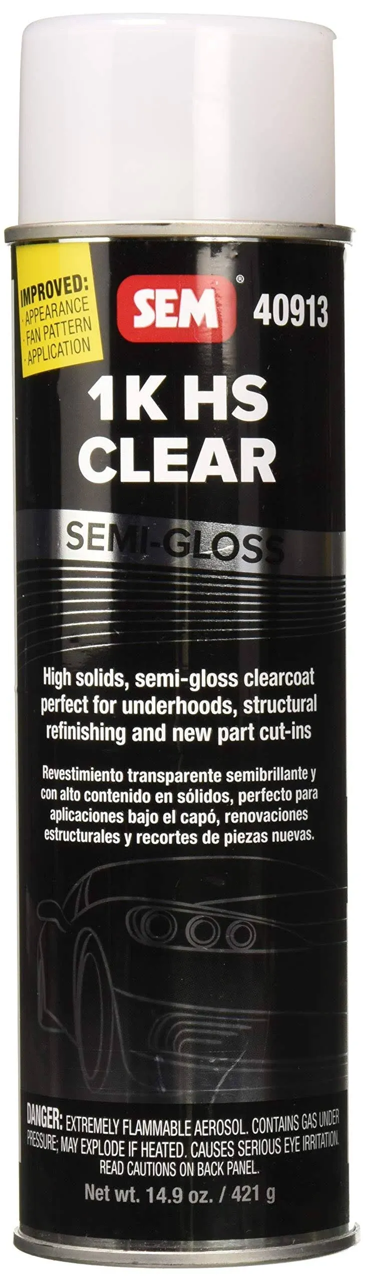 SEM Products 40913 - 1K HS Semi-Gloss Clear | FinditParts