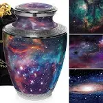 Cosmic Galaxy Cremation Urns for Human Ashes Adult Male and Cremation Urns Ashes