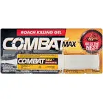 Combat Max Roach Killing Gel para uso en interiores y exteriores, 1 jeringa, 2.1 onzas (paquete de 6)