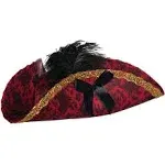 Tricorne Fancy Pirate Hat - Adult