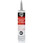 Dap Commercial Kitchen Silicone Sealant, 9.8 oz. Cartridge, Stainless Steel,