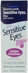 Bausch & Lomb Sensitive Eyes Plus Saline Solution - 12 oz bottle