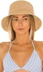 L*Space Isadora Straw Bucket Hat