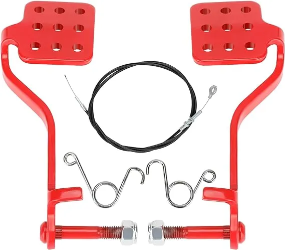 GREHUA Brake Throttle Pedals 71&#034; Cable with Return Springs Kit for 212Cc 196Cc 6