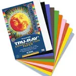 Pacon Tru-Ray Construction Paper, 76 lbs., 9 x 12, Festive Red, 50