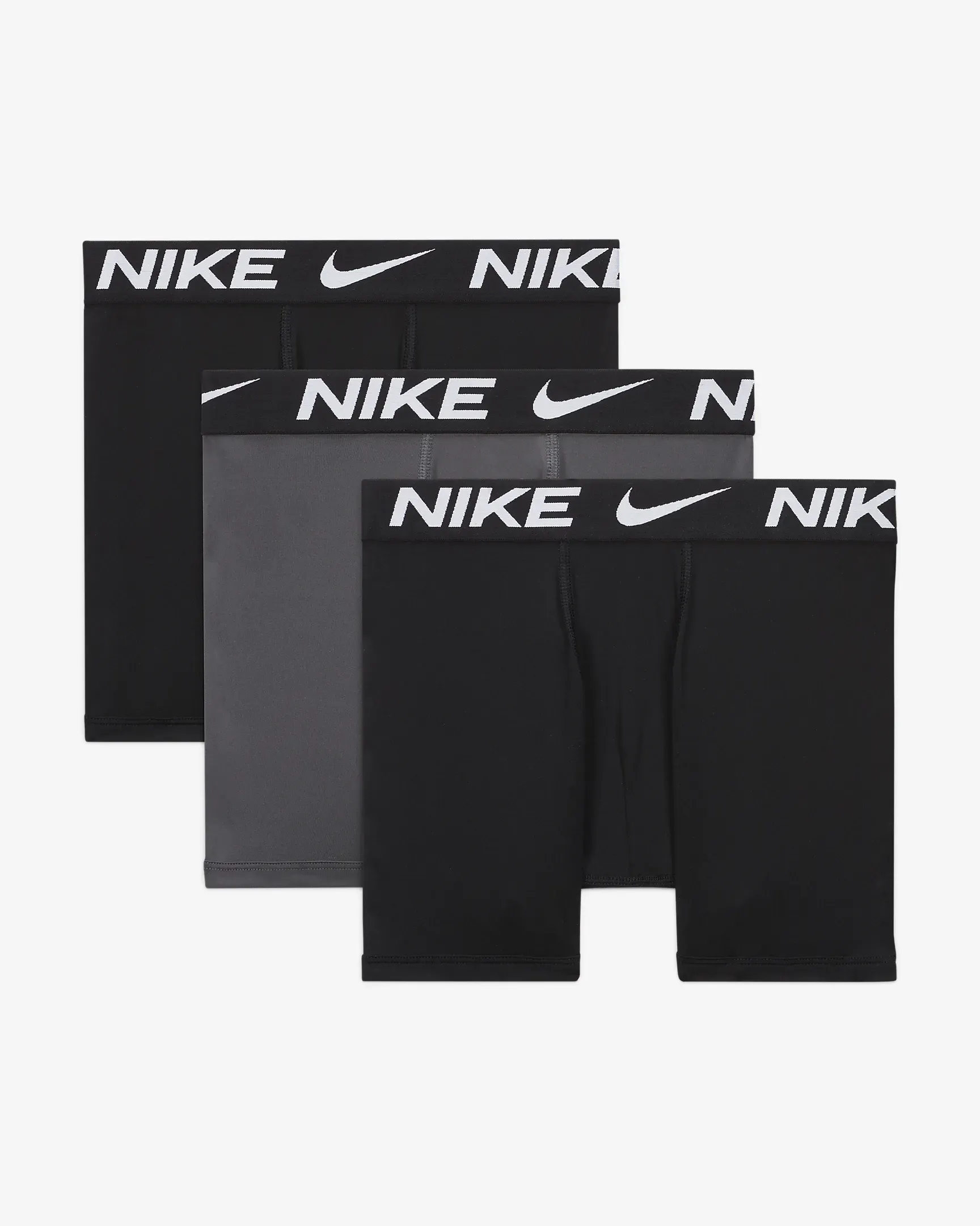 Nike Boys 3 Pack Logo Boxer Briefs