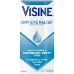 Visine Dry Eye Relief Lubricant Eye Drops - 0.5 fl oz bottle