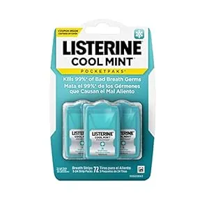 Listerine Pocketpaks Cool Mint Breath Strips