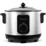 Continental Model CP43279 5 Liter, 5 In 1 Multi Cooker Fryer Stainless Steel