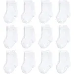 Touched by Nature Organic Cotton Socks White 12-Pack / 0-6 Months