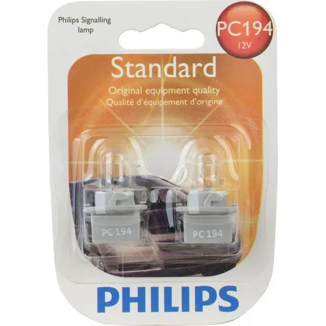 Philips PC194B2 Standard PC194 (1/4) 14V 3.78W, 2 Pack