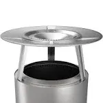 Solo Stove Yukon Heat Deflector, with 3 Detachable Legs, Accessory for Yukon Fire Pit, Captures and redirects Warmth, 304 Stainless Steel, (HxDia) 11 x 30 in, 10 lbs