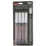 Uchida 4 White Fine Tip Bistro Chalk Marker, 4 Count (Pack of 1)Uchida 4 White Fine Tip Bistro Chalk Marker, 4 Count (Pack of 1)