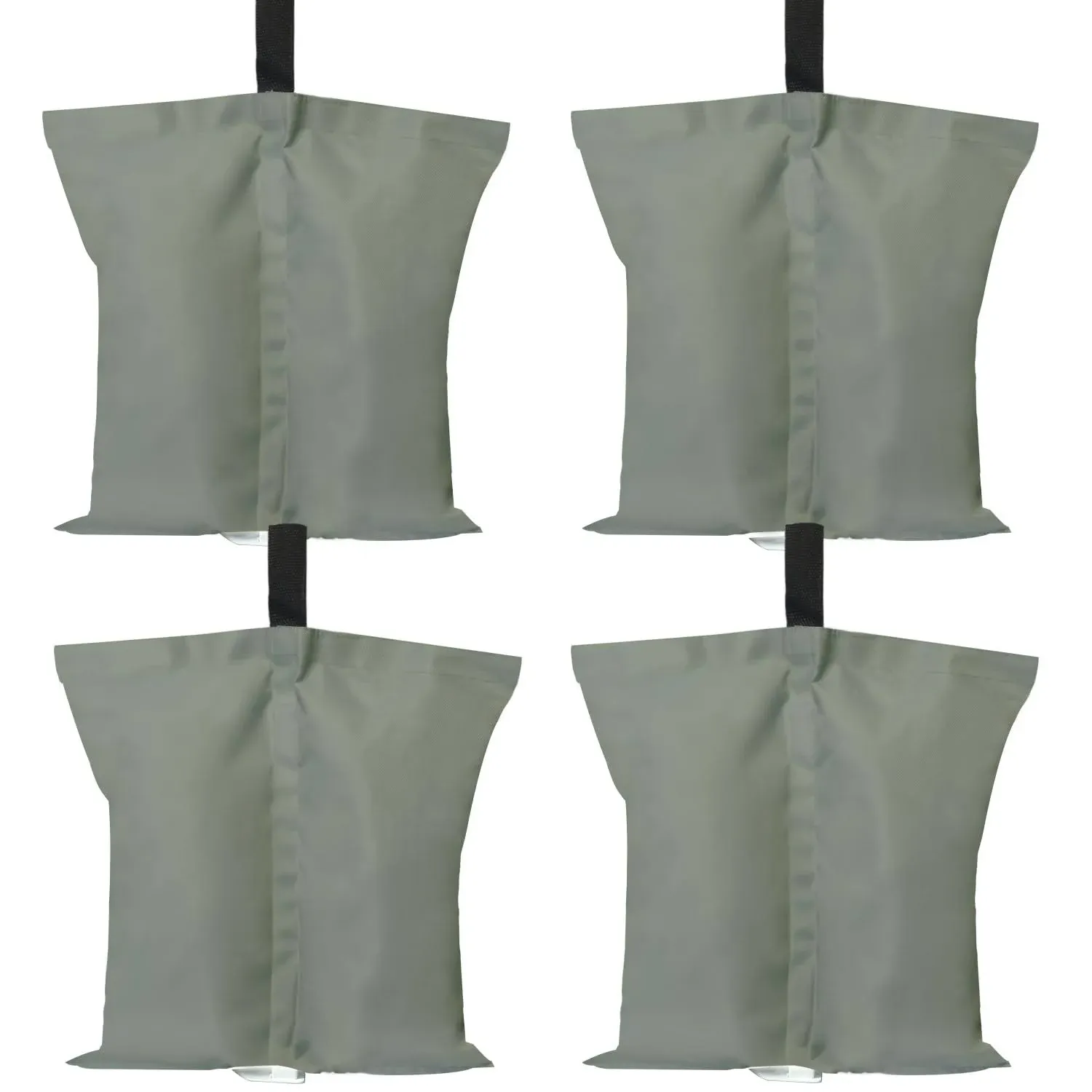 ABCCANOPY Canopy Weights 112 lbs Gazebo Tent Sand Bags,4pcs-Pack (Gray)