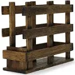 CONSDAN Napkin Holder, Wooden Napkin Holder, Suitable for Kitchen, Restaurant, Bar, Office, Parties, Home Décor (Antique Oak)