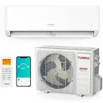 TURBRO 12,000 BTU Ductless Mini Split Inverter AC with Heat Pump, 23 SEER2, 230V, WiFi-Enabled, Cools up to 750 Sq.Ft, Energy Star, Greenland Series