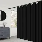 LLSCL Fabric Shower Curtain Liner, Waterproof Hotel Quality, Bathroom Curtains Rust Resistant Grommets, 72 x 72 Machine Washable