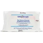 Adhesive Remover Safe n Simple&trade; Wipe, SNS00525, 50/Pack